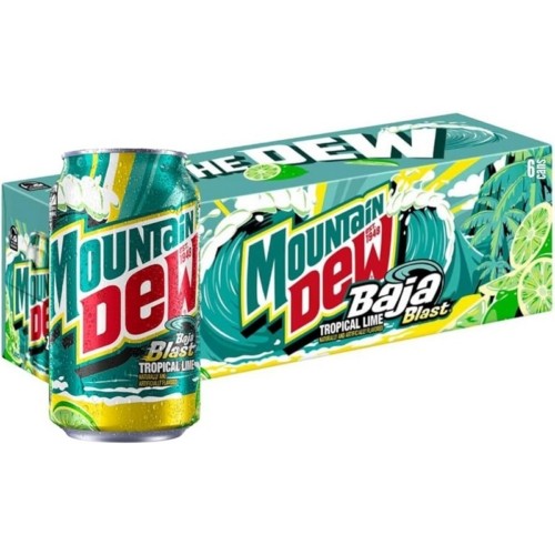 MOUNTAIN DEW LIMITED EDITION BAJA BLAST TROPICAL LIME 355ml